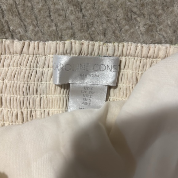 CAROLINE CONSTAS FLORAL LINEN SHORT SET - Picture 6 of 6